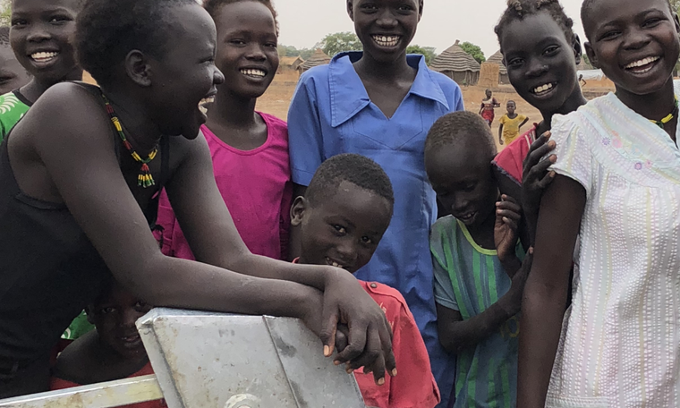 group of sudan villagers
